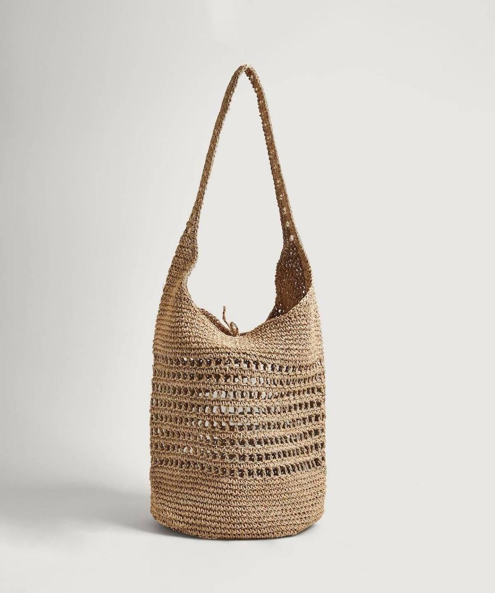 Bolso saco calado de Oysho