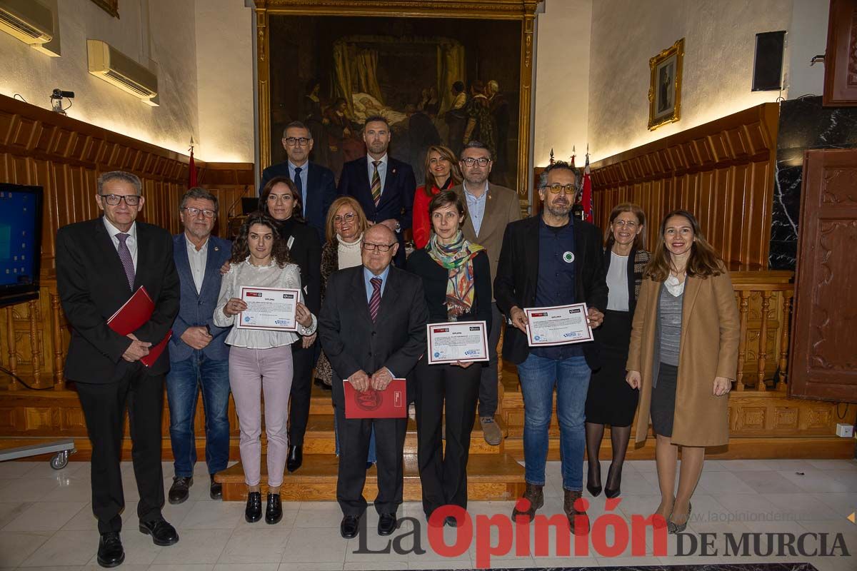 Entrega de los premios Robles Chillida en Caravaca