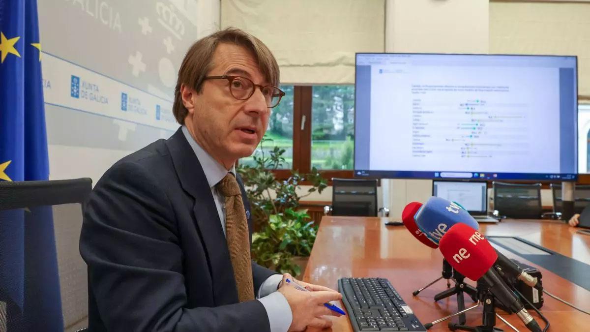 El conselleiro de Facenda, Miguel Corgos.