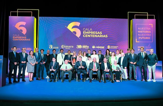 Así ha sido la sexta edición de la Gala Empresas Centenarias en Alicante