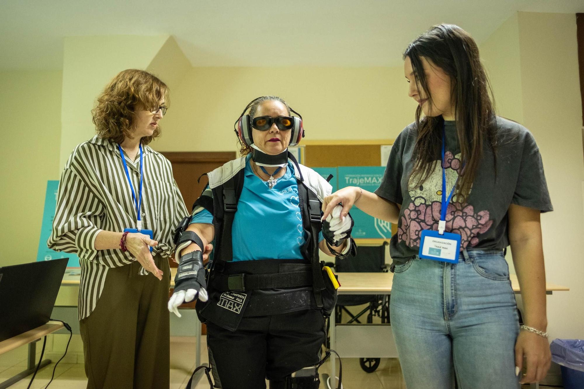 Traje Max, el traje que simula el envejecimiento