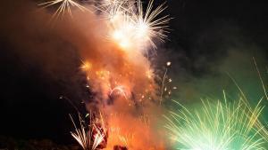 Una edición anterior del Concurs Internacional de Focs Artificials Ciutat de Tarragona.