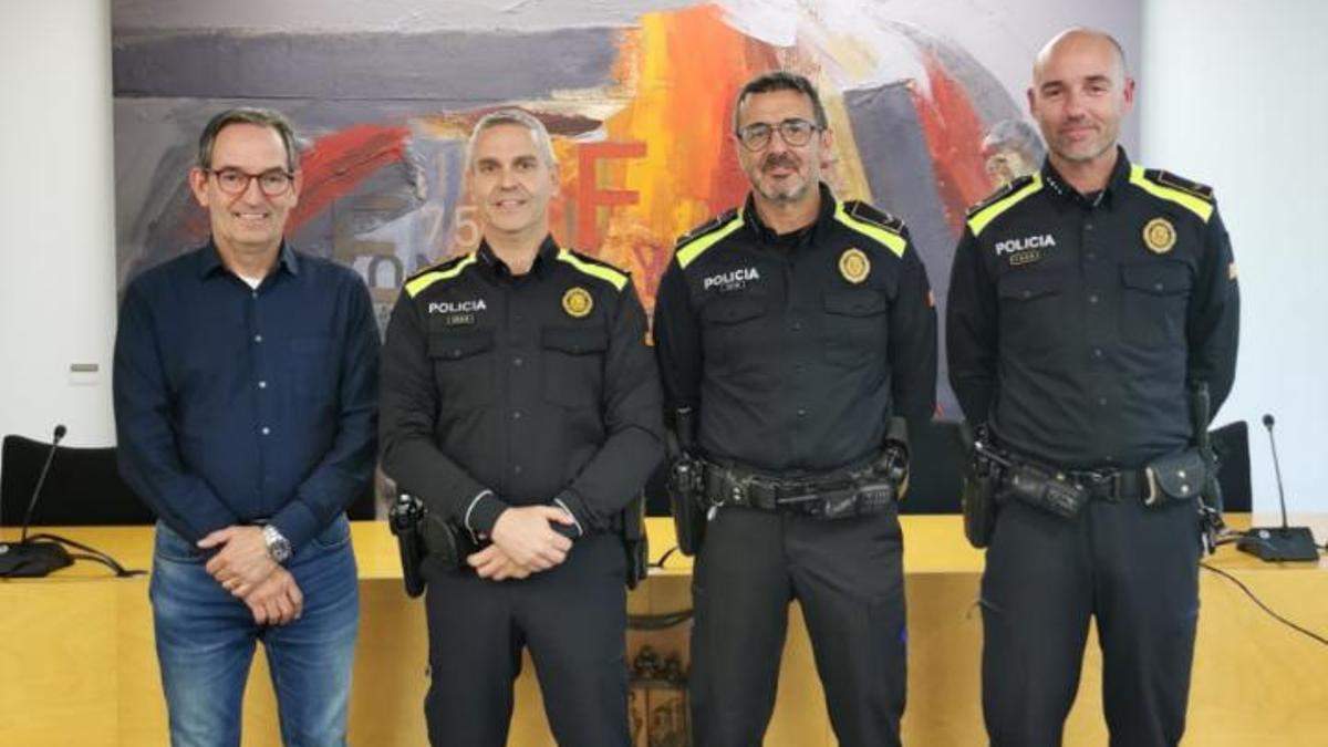 Josep Lluís Lorente pren possessió com a sergent de la Policia Local de