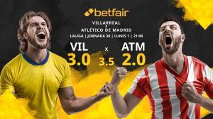 Villarreal CF vs. Atlético de Madrid: horario, TV, estadísticas, clasificación y pronósticos