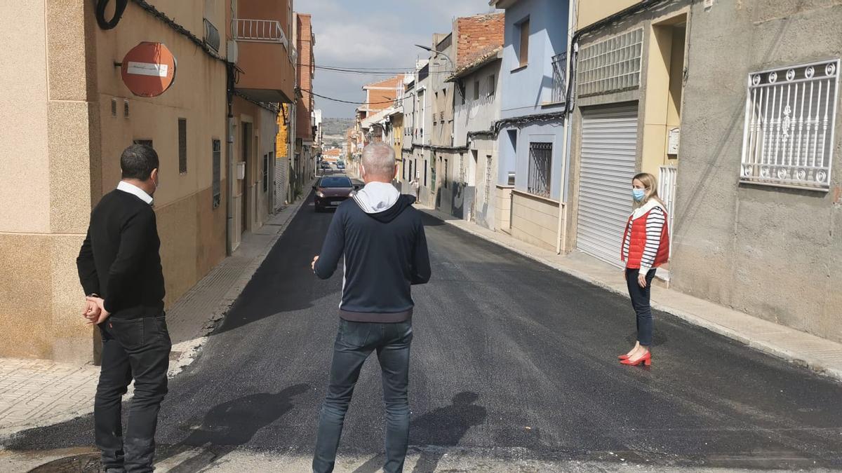 Asfaltado de calles en Cehegín