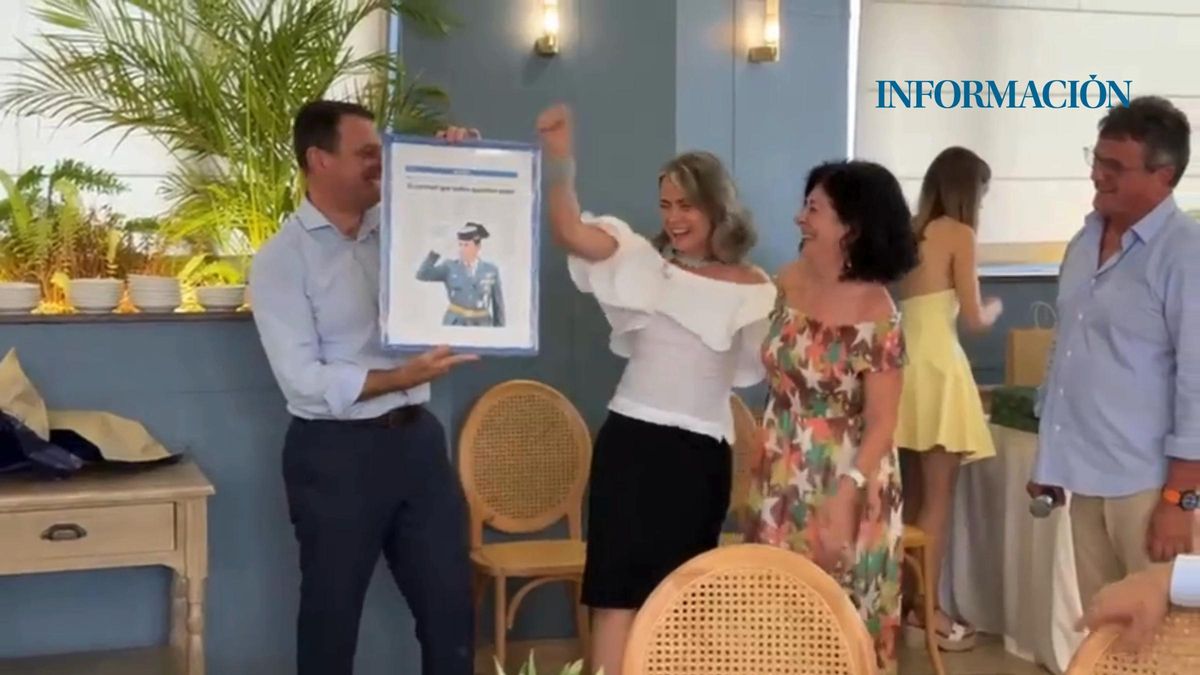 Así ha sido la comida de despedida del Coronel de la Guardia Civil de la Comandancia de Alicante, José Hernández Mosquera