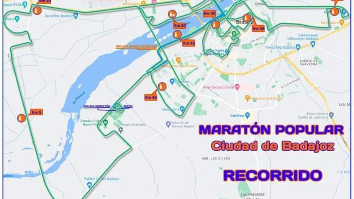 MARATÓN EN BADAJOZ | Más de 1.400 inscritos, en el 30 Maratón y el 8 Medio  Maratón Ciudad de Badajoz