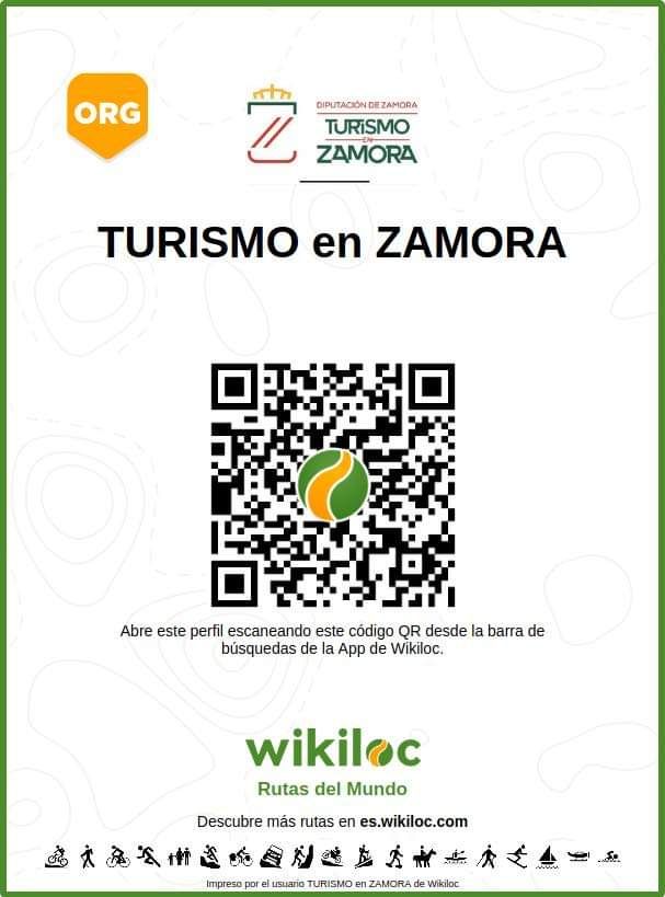 Código QR desde donde acceder a la página web de Turismo en Zamora.