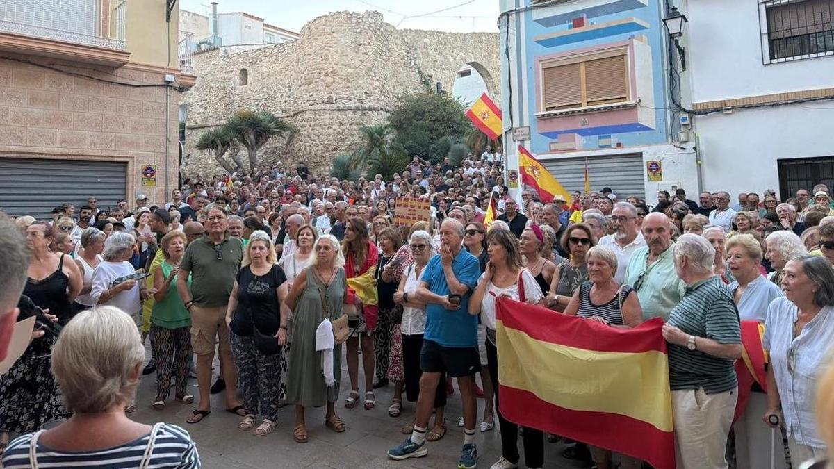 La multitudinaria concentración de Calp