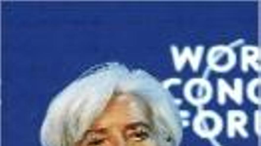 Lagarde, ahir al Fórum de Davos.