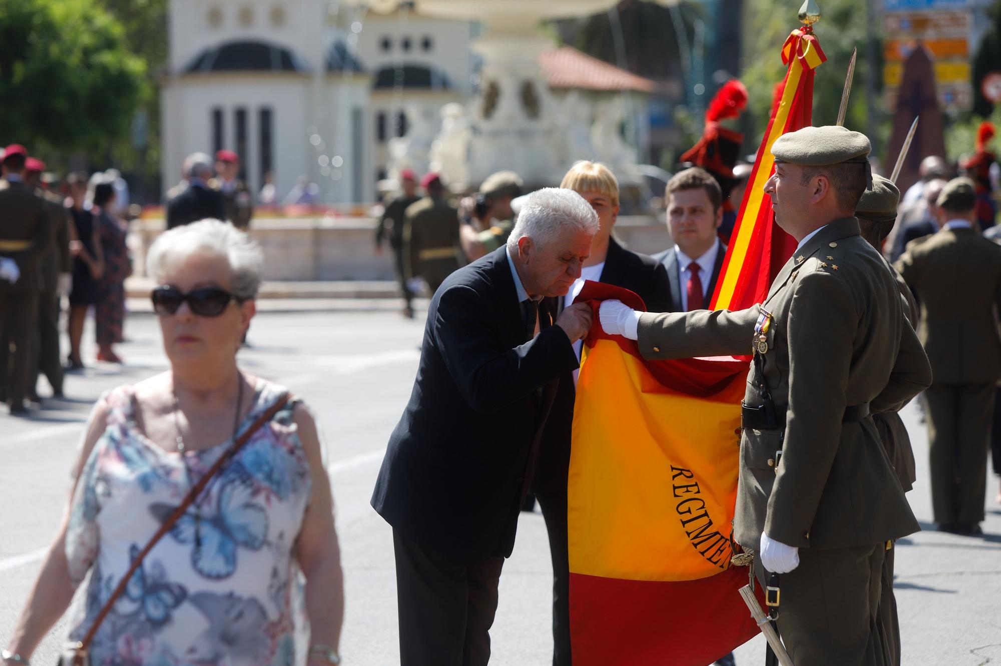 Así han jurado la bandera los valencianos en la Alameda