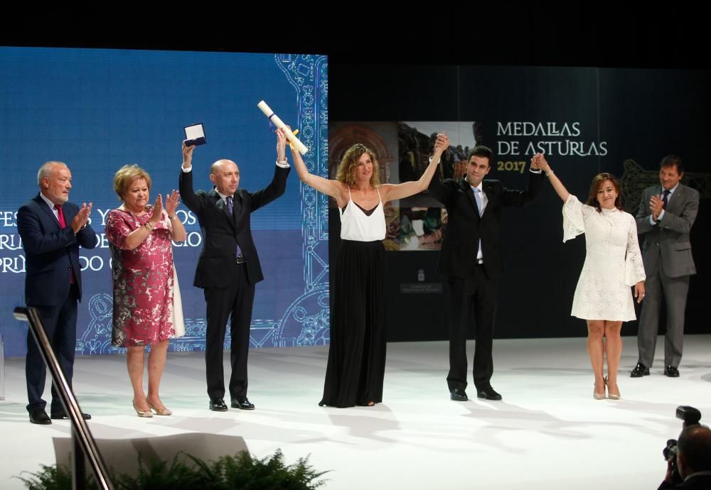 Acto de entrega de las medallas de Asturias