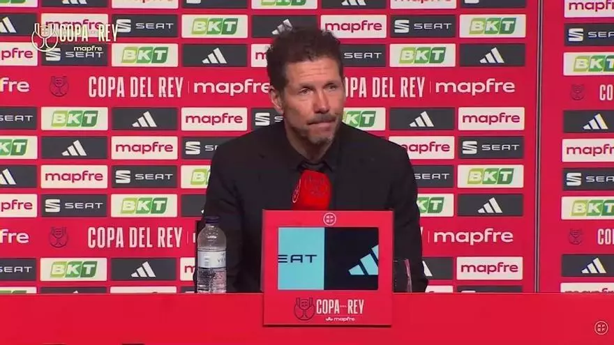 Simeone: "Somos el Atlético, destinados a sufrir"