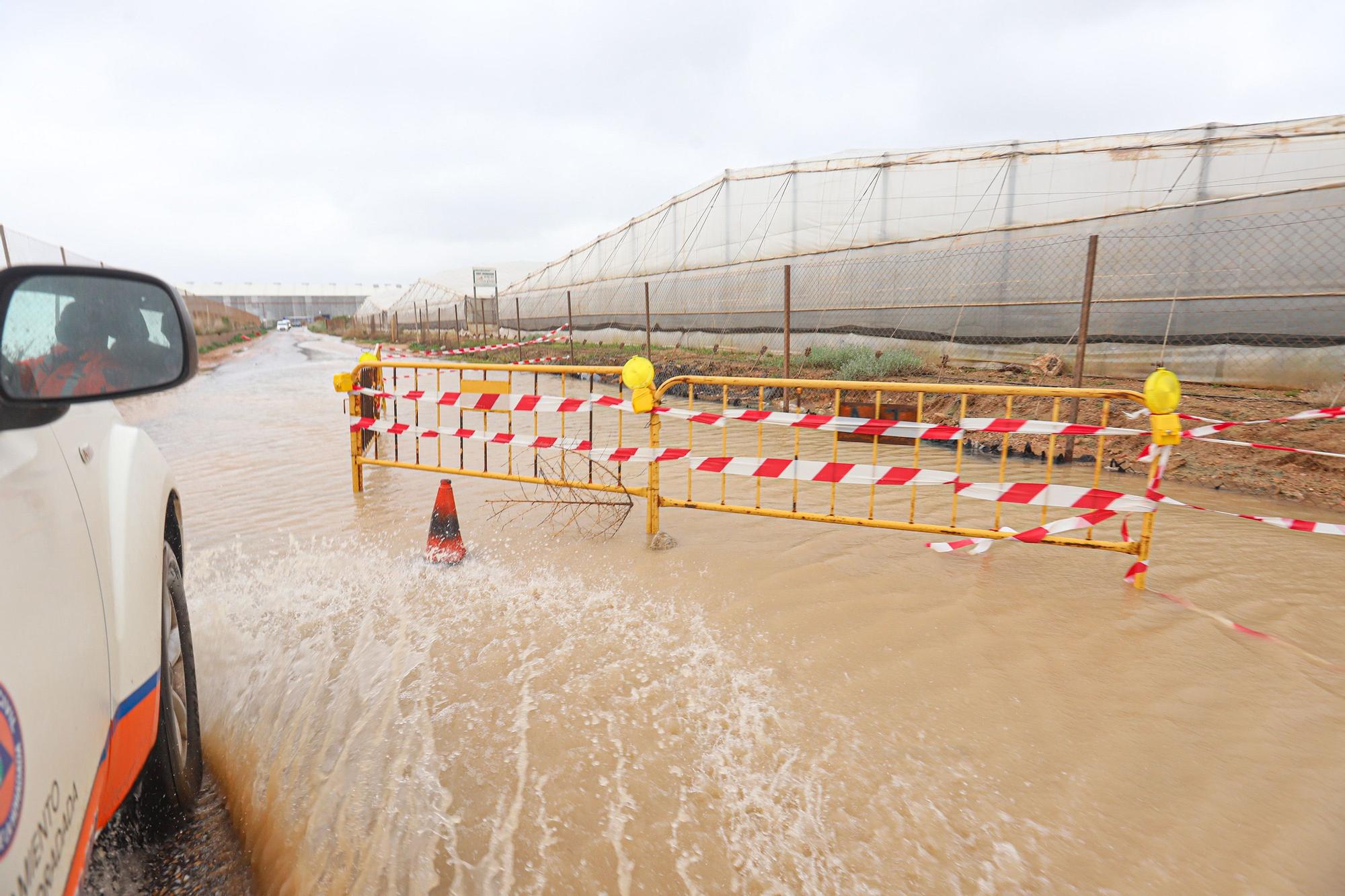 Pilar de la Horadada reclama a la CHS atajar las inundaciones del Mojón con balsas de laminación en la cabecera de las ramblas