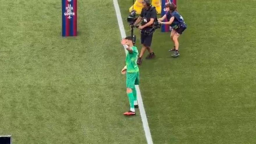 Ovación de gala para Joan Garcia