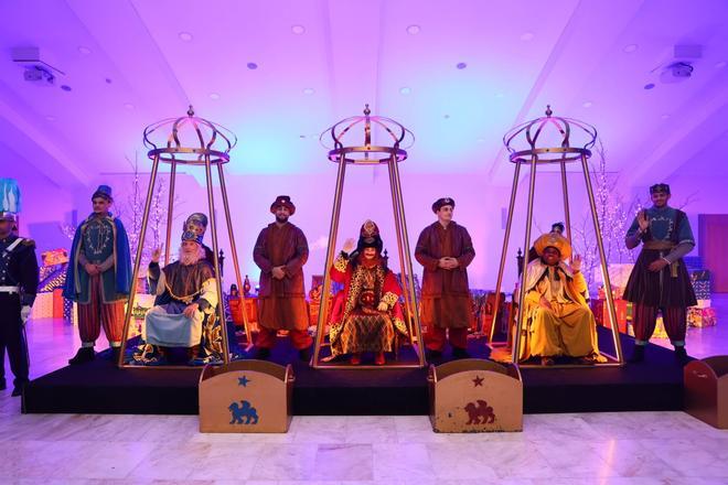 La recepción de los Reyes Magos.