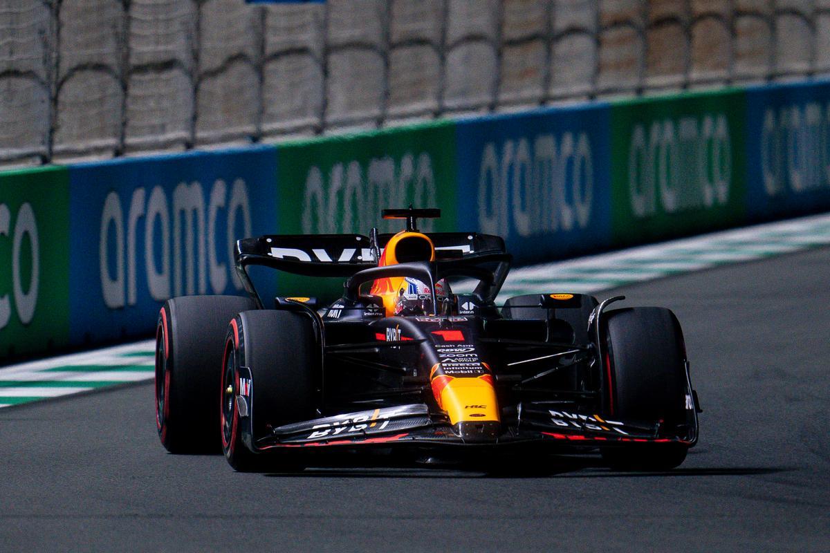 Max Verstappen, en el circuito de Jeddah.