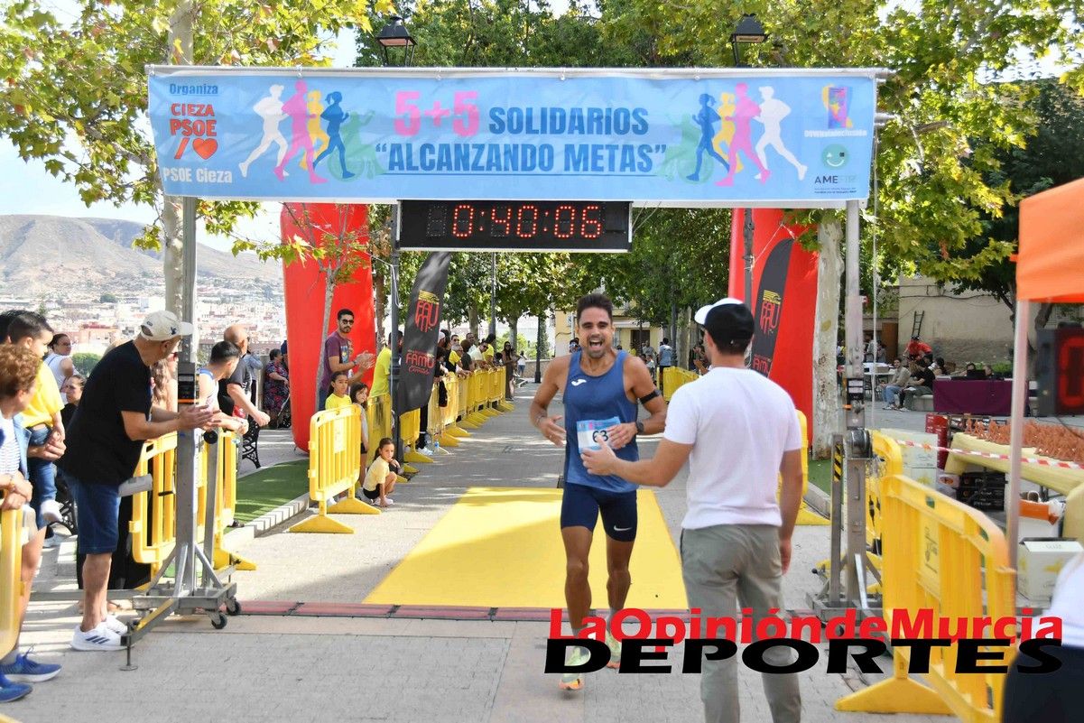 La carrera-Marcha Popular 5+5 Solidarios Alcanzando Metas, en imágenes