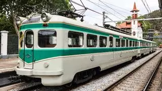 El histórico Tren Granota vuelve a circular en la línea Barcelona-Vallès