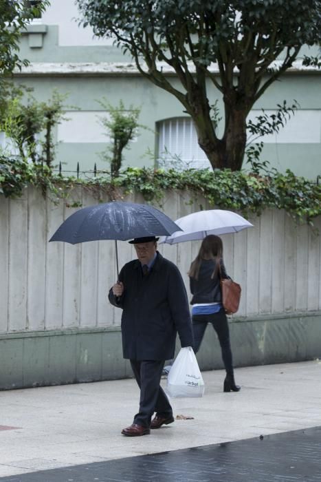 Mal tiempo en Oviedo