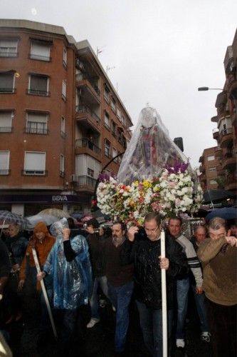 Llegada de la Fuensanta a Murcia