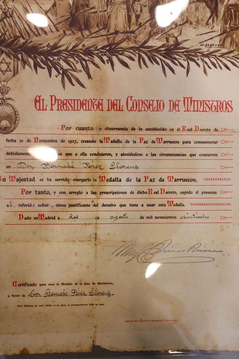 Dibujos, un teléfono y un diploma de Primo de Rivera para el archivo de Ibiza