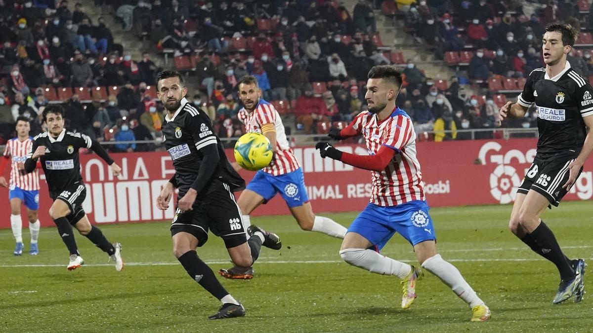 La victòria del Girona contra el Burgos a Montilivi en imatges