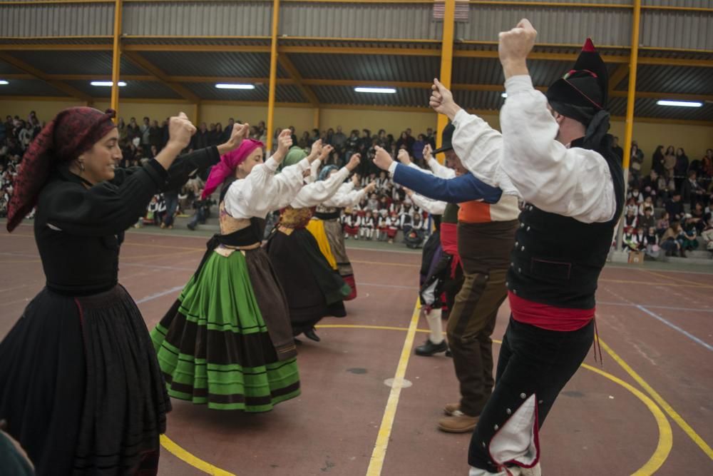 Amagüestu en el colegio Novo Mier.