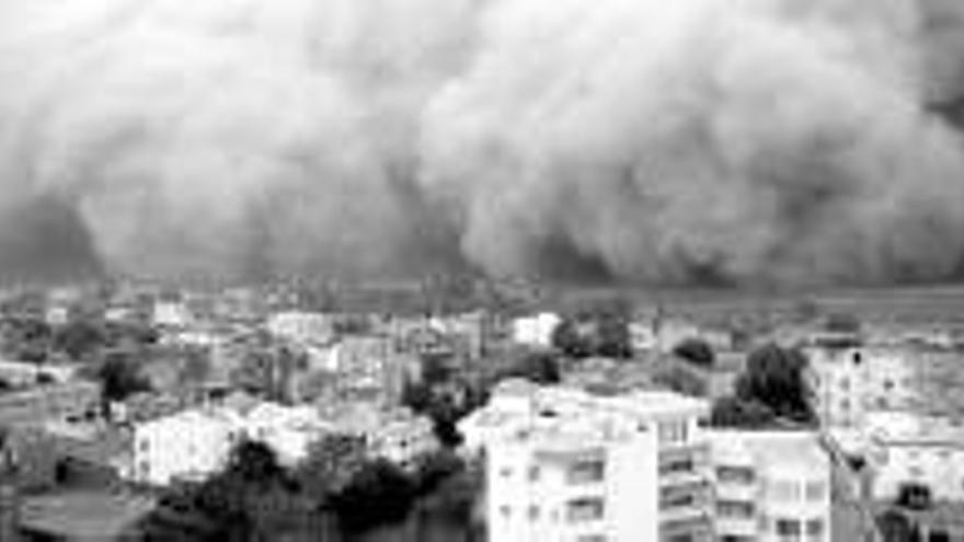 Tormenta de arena sobre la capital de Sudán