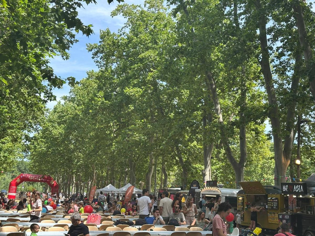 El Parc de la Devesa va acollir tot d'activitats a l'aire lliure, com també una zona de descans amb foodtrucks.