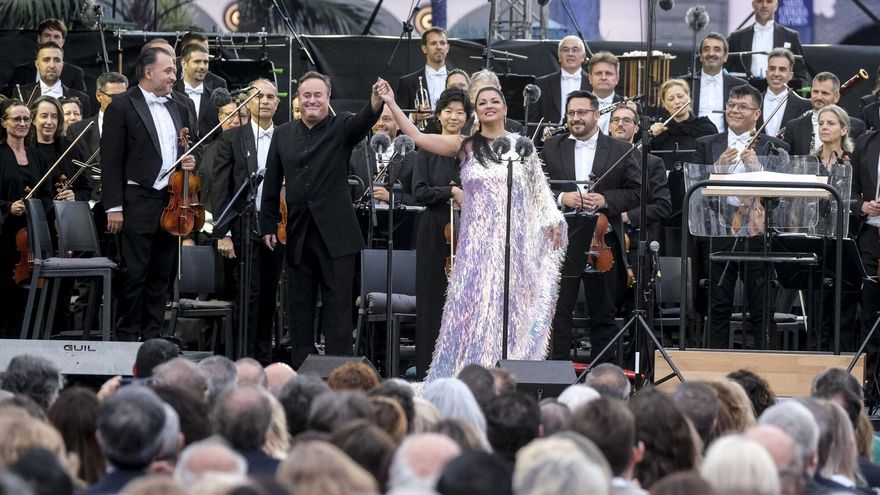 Concierto de la soprano rusa Anna Netrebko en el hotel Santa Catalina