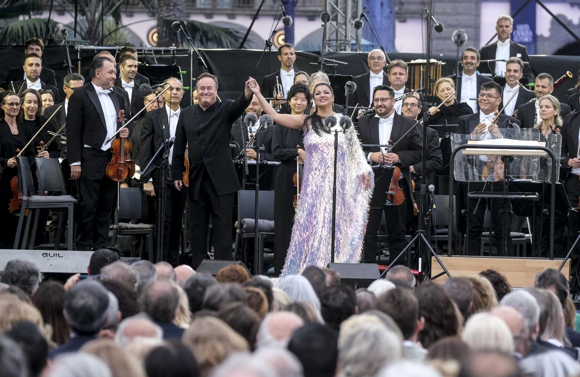 Concierto de la soprano rusa Anna Netrebko en el hotel Santa Catalina