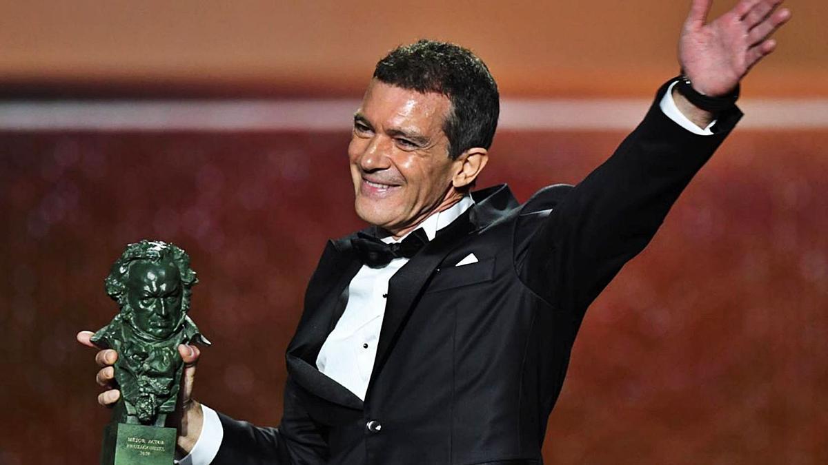 Antonio Banderas 
Avanza que los Goya serán «sobrios» y emocionantes