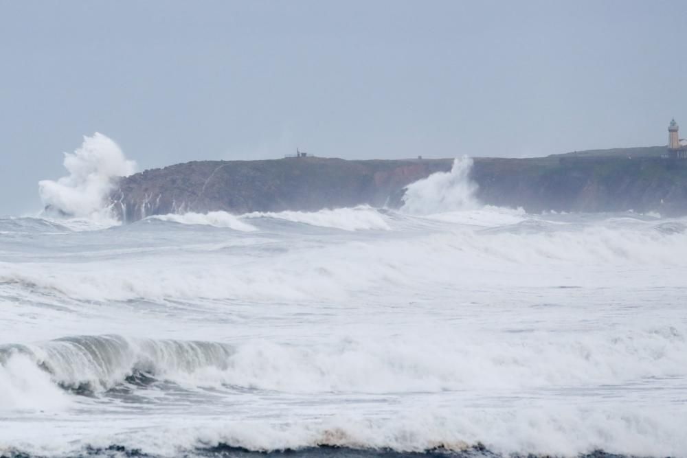 La borrasca "Bruno" se deja sentir en Asturias