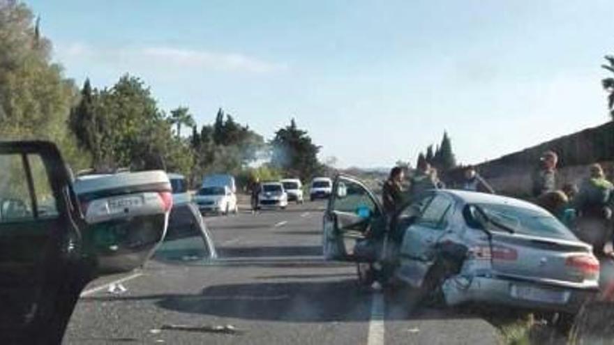 Zu dem Unfall kam es am Freitag (6.1.) nahe Santa Eugènia.