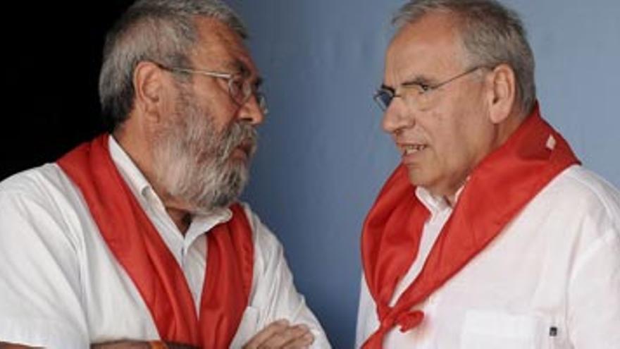 Méndez abandera la llamada a la huelga general en un Rodiezmo sin Zapatero