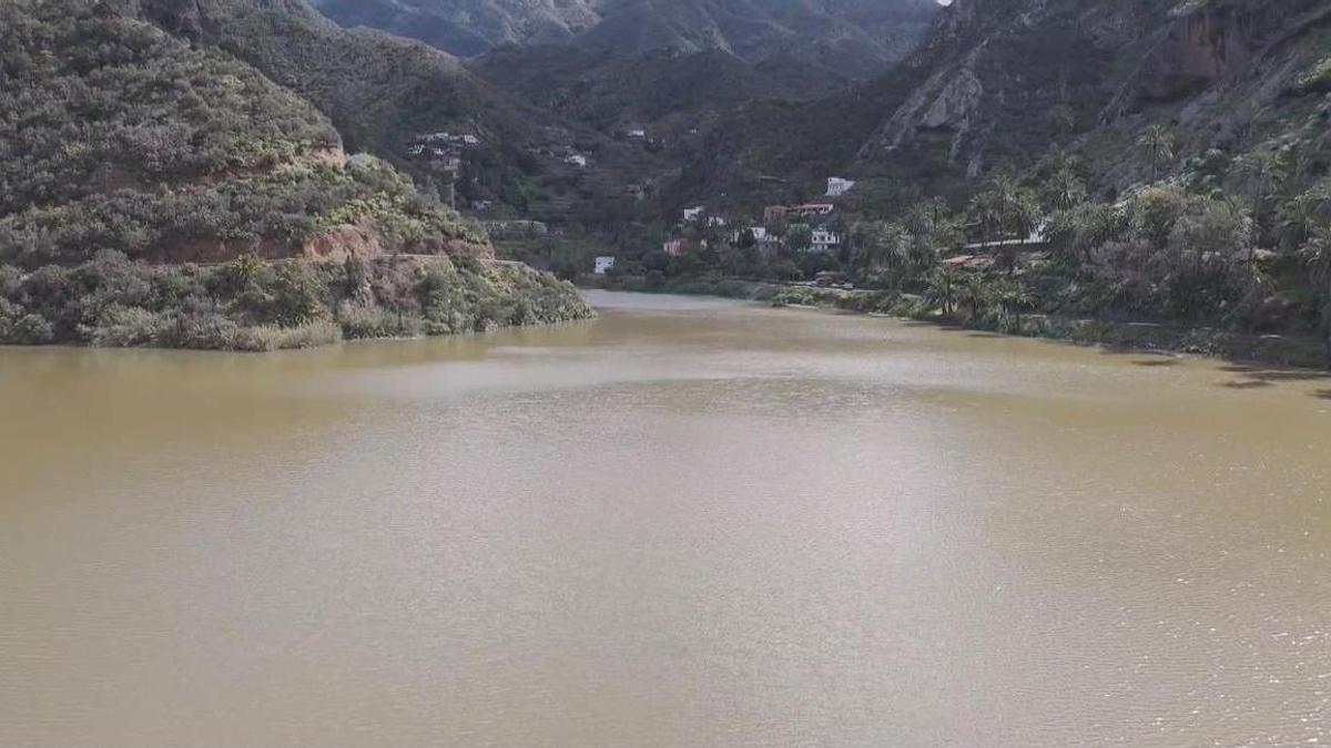 Presa de La Encantadora, en Vallehermoso, La Gomera.