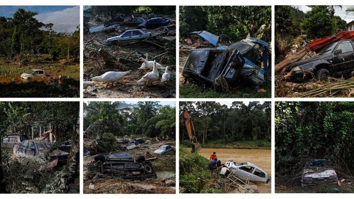 37 morts i 10 persones en parador desconegut després de les inundacions a Malàisia