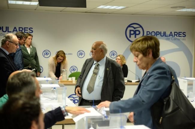 VOTACIONES EN EL PP DE CANARIAS