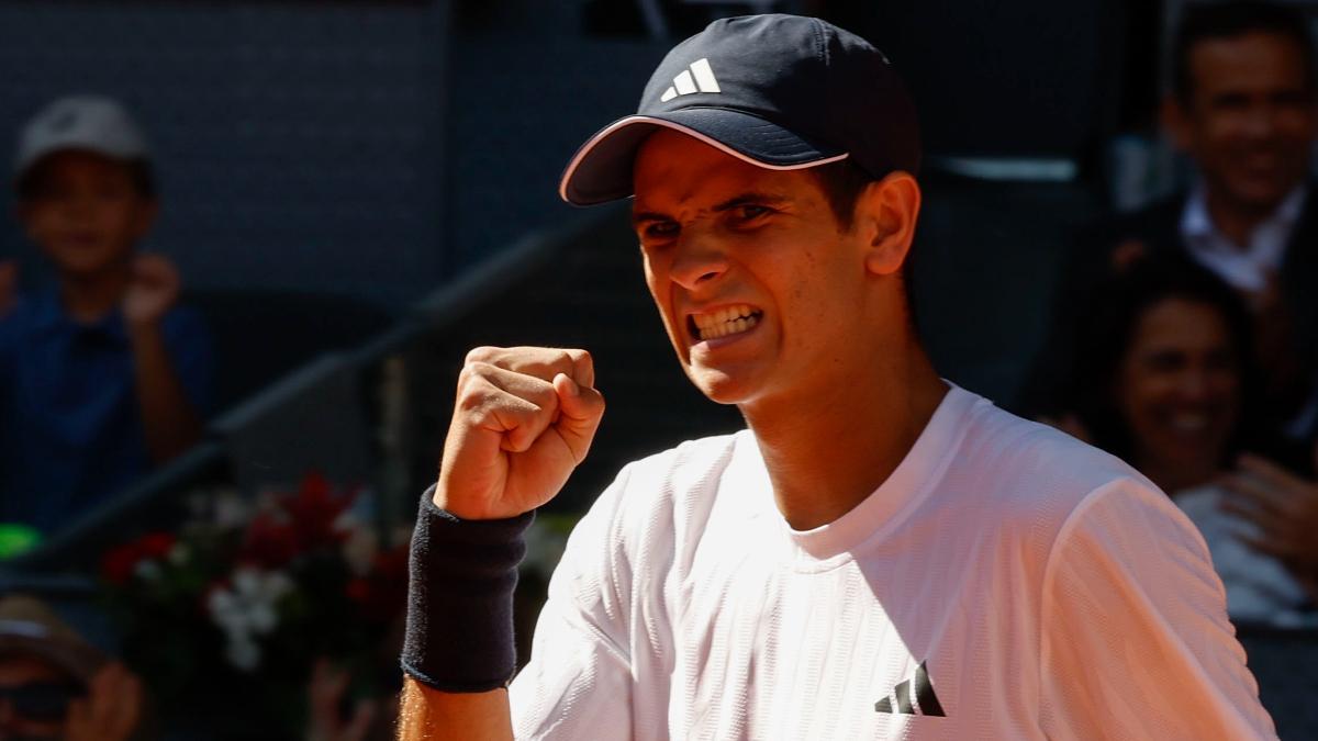 Jódar se enfrentará a Sinner en los cuartos de final del Madrid Open