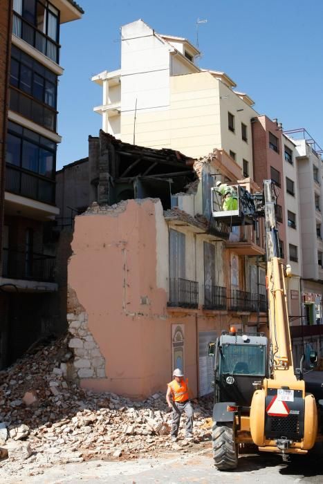 Comienza el derribo del edificio de La Feria