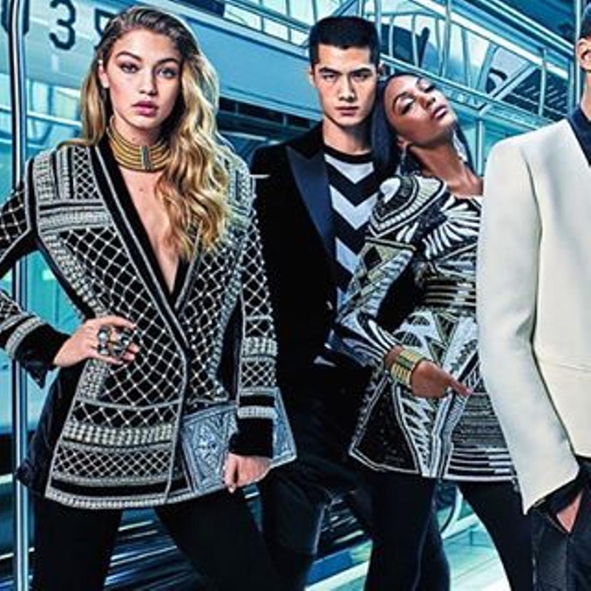 Balmain for H&amp;M: noche plateada