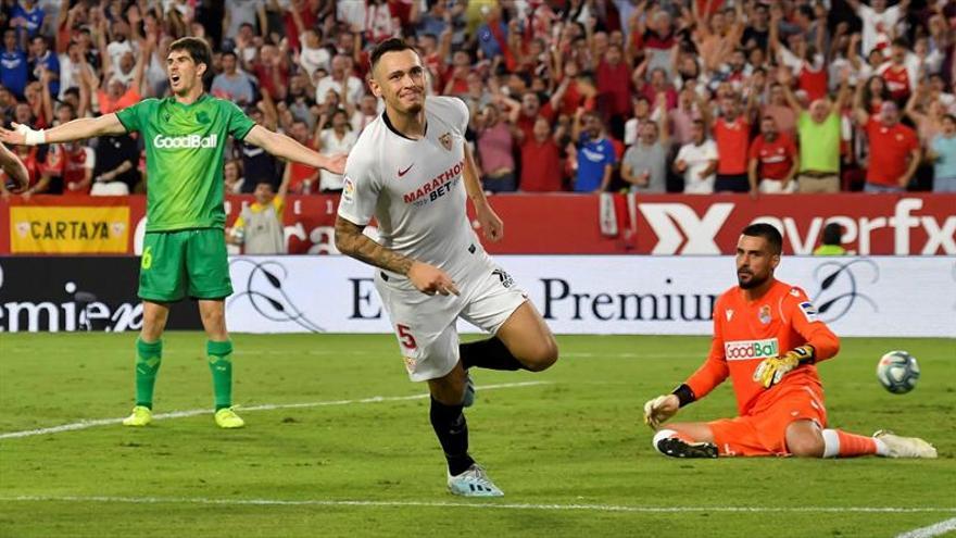 El Sevilla sonríe otra vez a costa de la Real