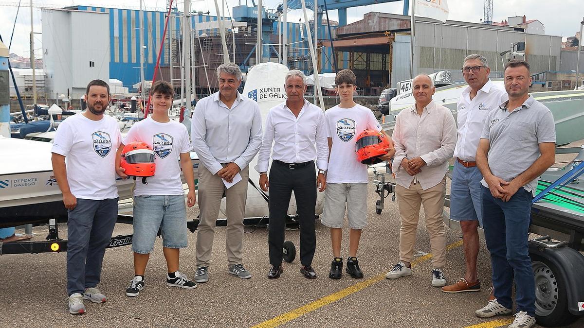 Presentación de la selección gallega juvenil en Bouzas.