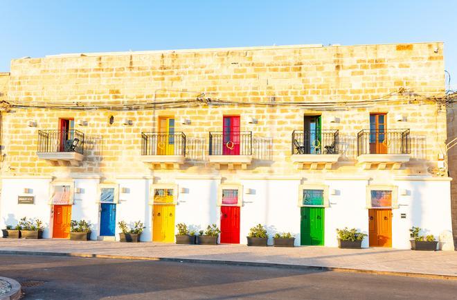 Marsaxlokk - Puertas coloridas en este pueblo maltés de pescadores