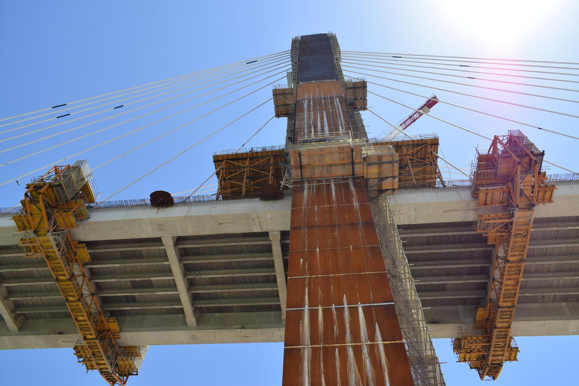 Puente del Centenario en obras