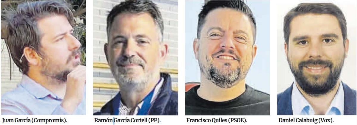 Estos son los cuatro ediles que entrarían en el ayuntamiento si hay una baja en cada partido