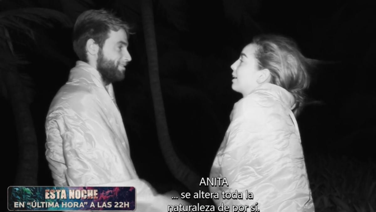 Anita y Montoya antes de la noche de pasión