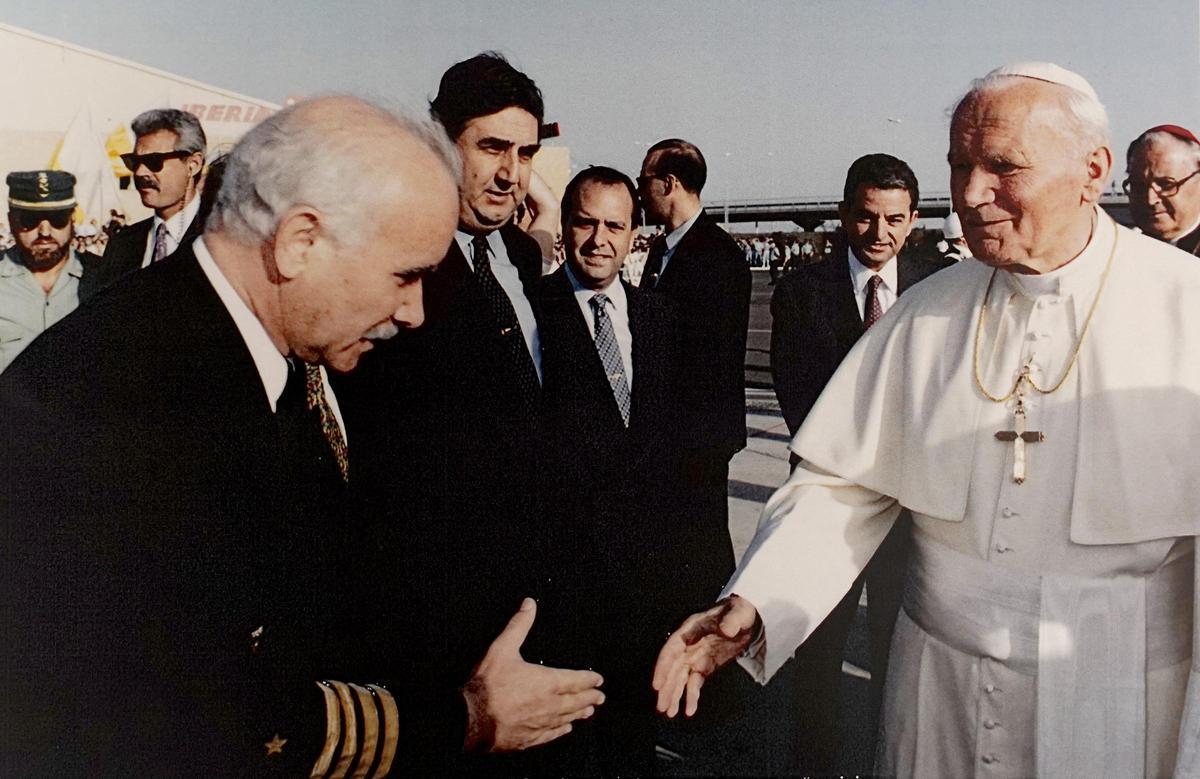 Jose antonio Quintero, ex comandante de Iberia y presidente de la Asociación Envera.