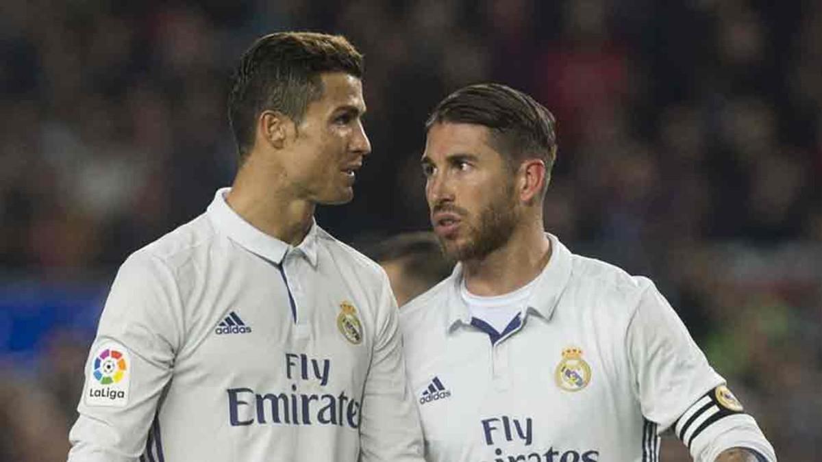 Sergio Ramos y Cristiano Ronaldo